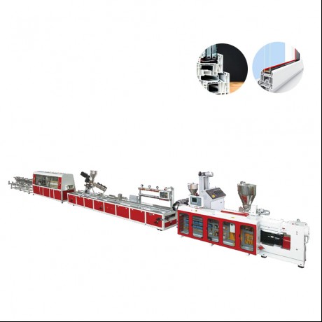 JWELL PVC терезелер жогорку ылдамдыктагы Profile Extrusion Line