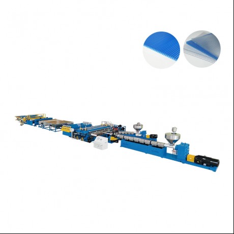 PC PP PE Пластикалык Hollow Cross Section Extrusion Line