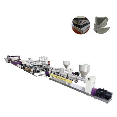 PP Hollow Building Template Board Бир Калып Double Extrusion Line