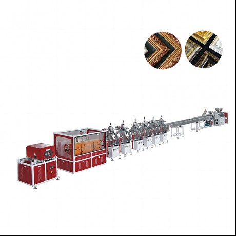 Жогорку сапат үчүн PS Пластикалык Foamed Picture Frame Extrusion Line