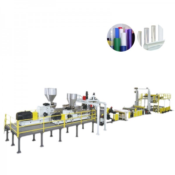 Twin Screw Кургаткычсыз желдетилген PET Sheet Extrusion Line